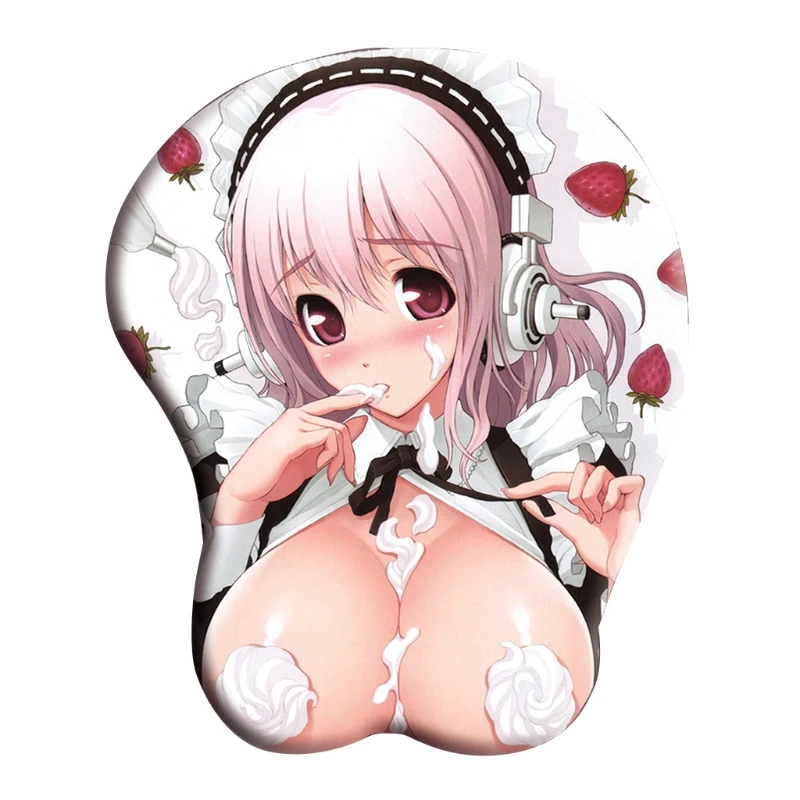 Mousepad for Creative 3D Cartoon Anime Sexy Girl Chest Silicone Mouse Mice Pad Gaming Mice Hand Wrist Rest Support R2LB 
Mousepad for Creative 3D Cartoon Anime Sexy Girl Chest Silicone Mouse Mice Pad Gaming Mice Hand Wrist Rest Support R2LB