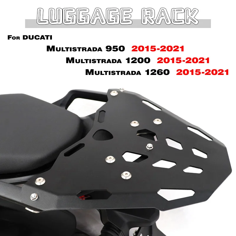 MTKRACING For DUCATI Multistrada 950 1200 1260 15-21 Rear Carrier Luggage Rack Tailbox Fixer Holder Cargo Bracket Tailrack Kit
MTKRACING For DUCATI Multistrada 950 1200 1260 15-21 Rear Carrier Luggage Rack Tailbox Fixer Holder Cargo Bracket Tailrack Kit