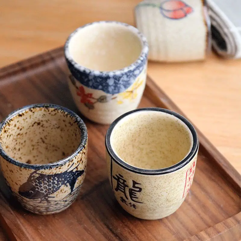 Custom Japanese style sake spirits set vintage household liquor cup ceramic liquor glass height counting wine glass
Custom Japanese style sake spirits set vintage household liquor cup ceramic liquor glass height counting wine glass