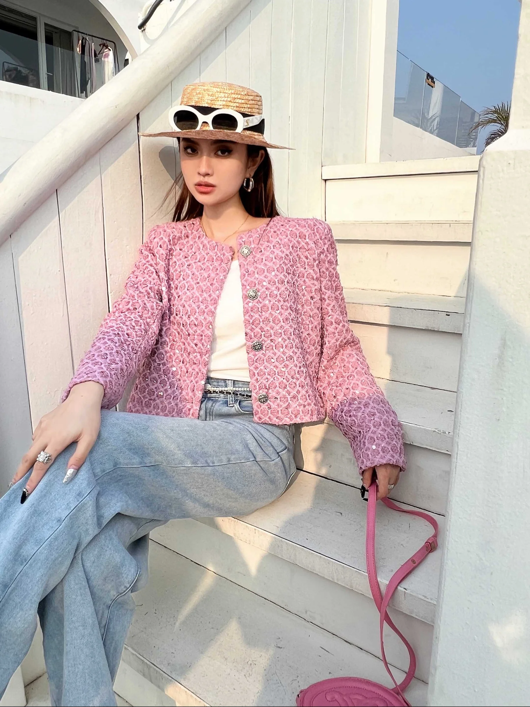women gh080 Fashion Coats & Jackets 2023 Runway Luxury European Design party style Women's Clothing
women gh080 Fashion Coats & Jackets 2023 Runway Luxury European Design party style Women's Clothing