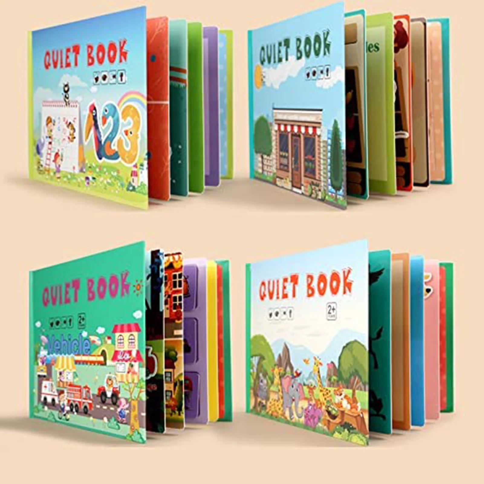 Quiet Books Montessori Toy Velcros Baby Activity Busy Boards Early Educational Learning Toy Puzzle Game Childrens Christmas Gift
Quiet Books Montessori Toy Velcros Baby Activity Busy Boards Early Educational Learning Toy Puzzle Game Childrens Christmas Gift