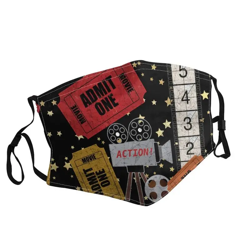 Classic Movie Night Mask Anti Dust Vintage Film Cinema Theater Tickets Face Mask Protection Cover Men Respirator Mouth-Muffle 
Classic Movie Night Mask Anti Dust Vintage Film Cinema Theater Tickets Face Mask Protection Cover Men Respirator Mouth-Muffle