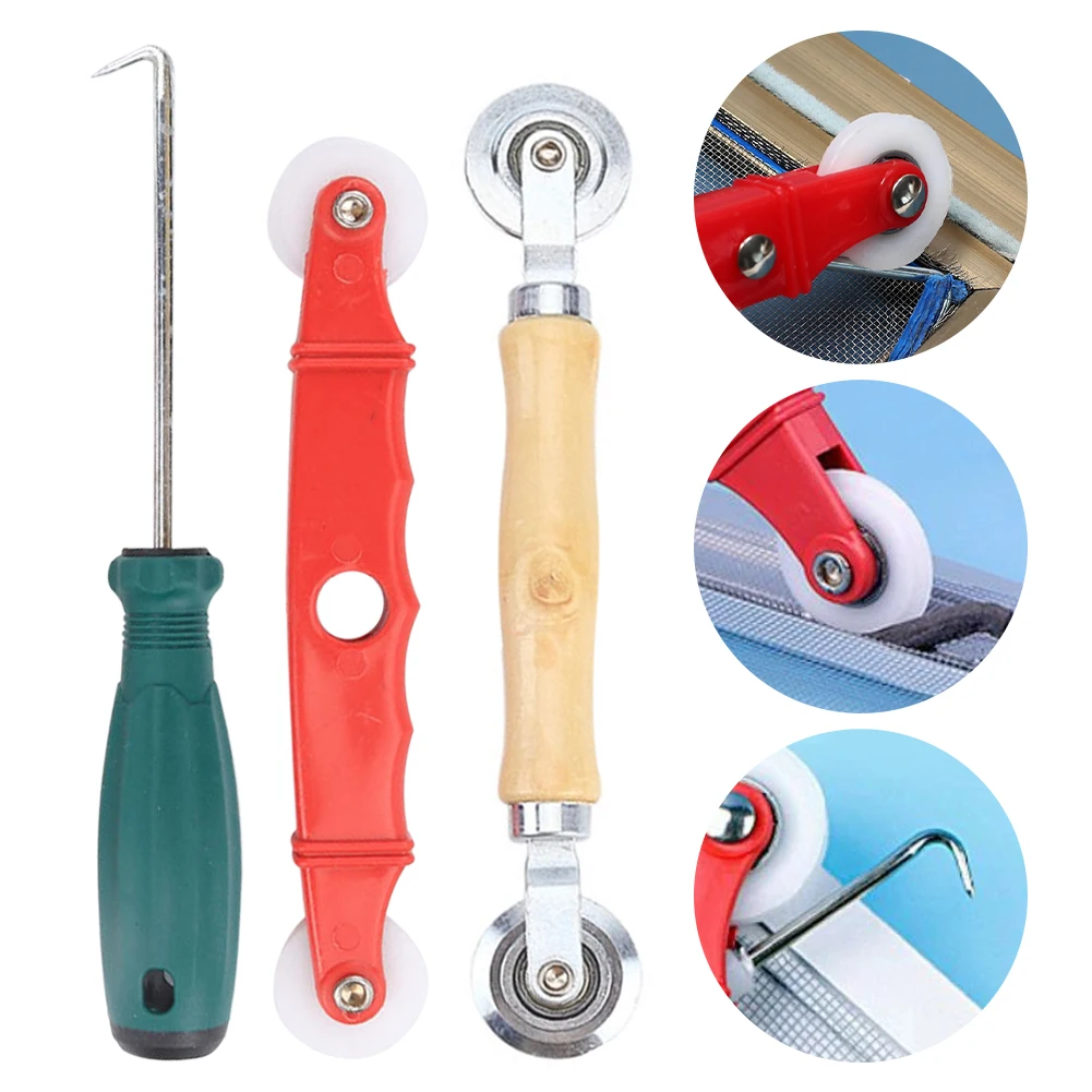 2 IN 1 Rubber Rolling Wheel Install Tools Wooden Handle Spline Roller for Renovator Window Installation Screen Door Hand Tool
2 IN 1 Rubber Rolling Wheel Install Tools Wooden Handle Spline Roller for Renovator Window Installation Screen Door Hand Tool