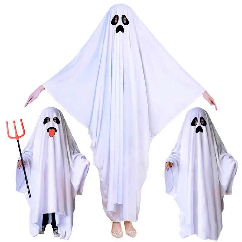 Cute Kids Horror Cloak Cape Anime No Face Cosplay Costumes Ghost White Tassels Cloak Unisex Purim Costume Full Set
Cute Kids Horror Cloak Cape Anime No Face Cosplay Costumes Ghost White Tassels Cloak Unisex Purim Costume Full Set