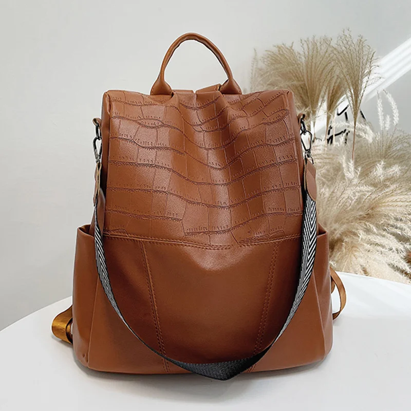 Pu soft leather texture women's bag new shoulder bag large capacity leisure travel bag simple trend single shoulder bag
Pu soft leather texture women's bag new shoulder bag large capacity leisure travel bag simple trend single shoulder bag