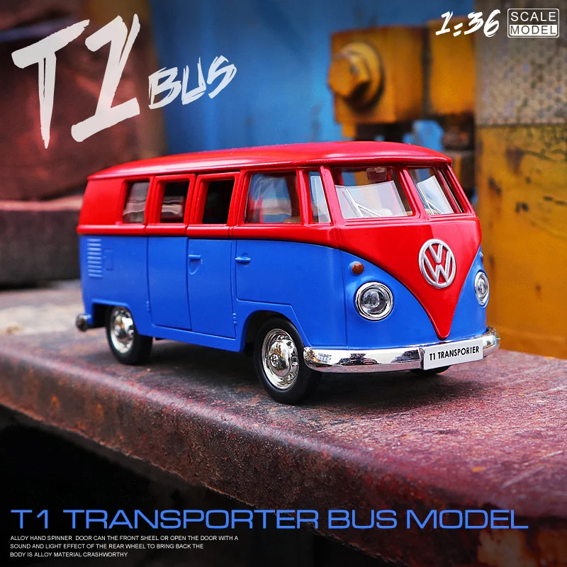 Модель автомобиля из сплава 1/36 Volkswagen T1, литой металлический игрушечный автомобиль, модель мини-автомобиля, коллекция высоких симуляторов, д...
Модель автомобиля из сплава 1/36 Volkswagen T1, литой металлический игрушечный автомобиль, модель мини-автомобиля, коллекция высоких симуляторов, д...