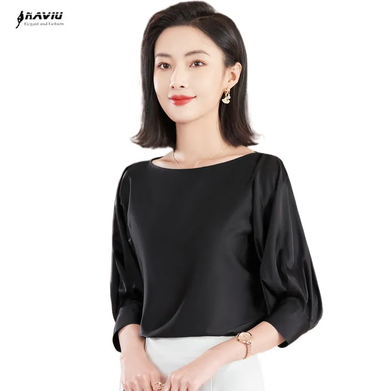 NAVIU Half Sleeve Shirt Women Summer 2023 New Temperament Fashion Casual Formal Blouses Office Ladies Work Tops 
NAVIU Half Sleeve Shirt Women Summer 2023 New Temperament Fashion Casual Formal Blouses Office Ladies Work Tops