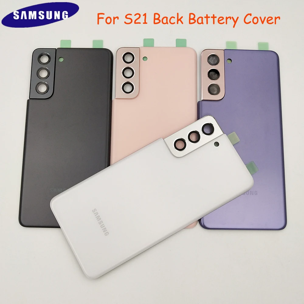 Original Samsung Galaxy S21 S 21 Glass Battery Back Cover Rear Door Housing Replacement Repair Parts With Camera Lens Frame+Logo
Original Samsung Galaxy S21 S 21 Glass Battery Back Cover Rear Door Housing Replacement Repair Parts With Camera Lens Frame+Logo