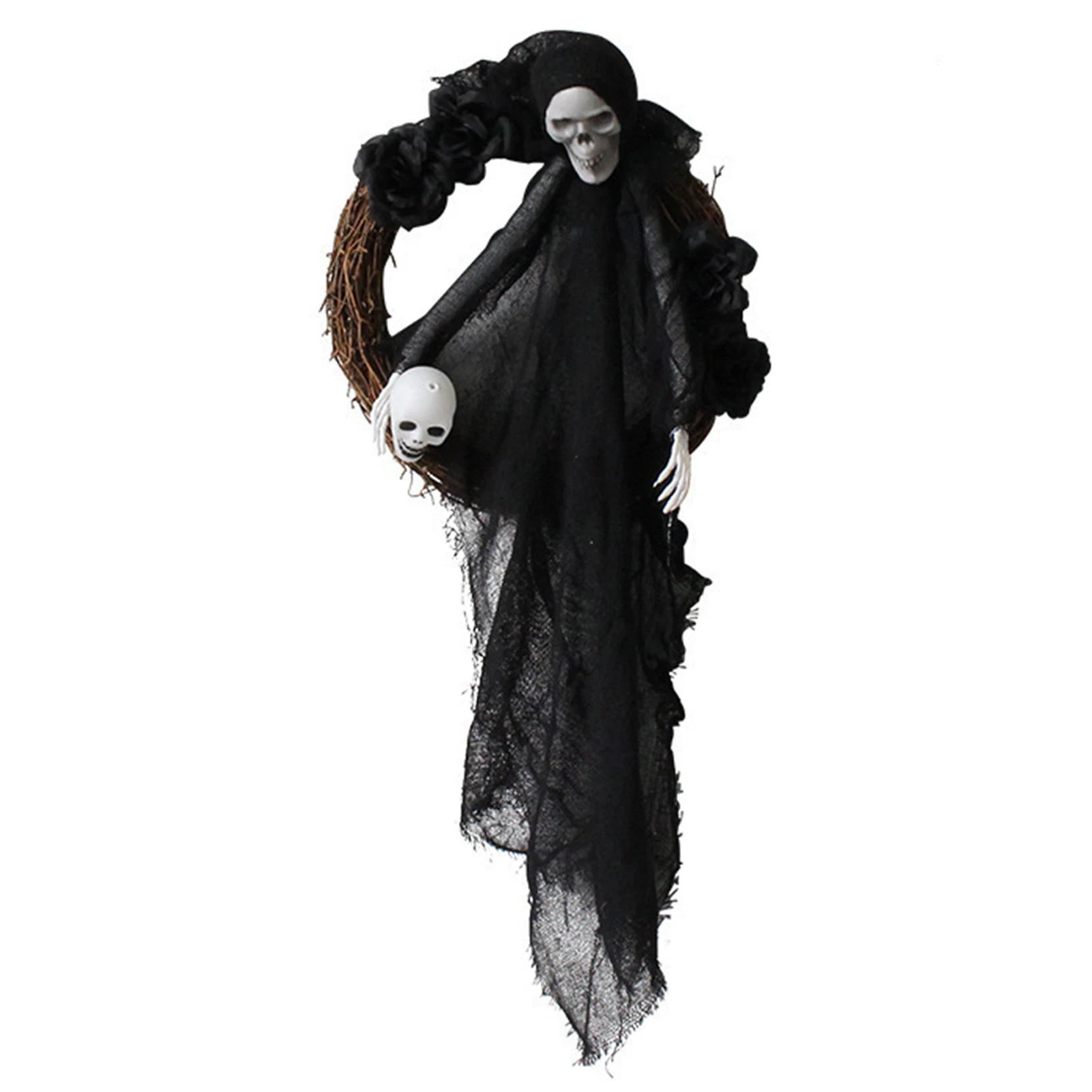 Halloween Wreath Skull Large Size Artificial Skull Skeleton Ghost Hanging Garland for Outdoor Indoor
Halloween Wreath Skull Large Size Artificial Skull Skeleton Ghost Hanging Garland for Outdoor Indoor
