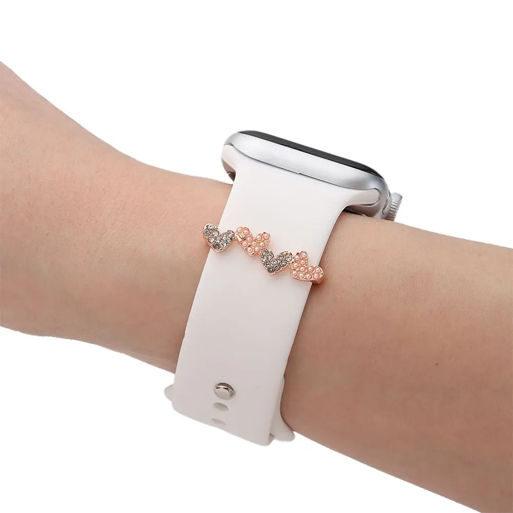 Декоративное кольцо в виде сердца с бриллиантами для Apple Watch, ремешок с орнаментом, металлические креативные подвески для iwatch, браслет, силик...
Декоративное кольцо в виде сердца с бриллиантами для Apple Watch, ремешок с орнаментом, металлические креативные подвески для iwatch, браслет, силик...