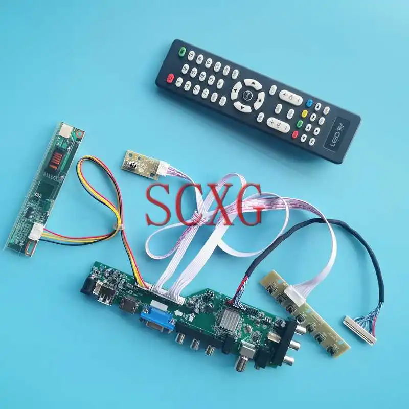 For LQ150X1LHC3 B LQ150X1LHS2 3663 Digital Matrix Driver Board USB HDMI-Compatible VGA AV RF LVDS-30Pin 15" Kit 1024*768 1-CCFL
For LQ150X1LHC3 B LQ150X1LHS2 3663 Digital Matrix Driver Board USB HDMI-Compatible VGA AV RF LVDS-30Pin 15" Kit 1024*768 1-CCFL