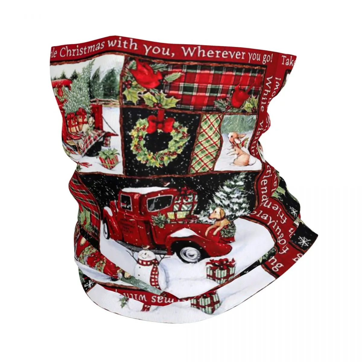 Nordic Red Truck Bandana Neck Gaiter Printed Merry Christmas New Year Magic Scarf Multi-use Balaclava Unisex Adult Windproof
Nordic Red Truck Bandana Neck Gaiter Printed Merry Christmas New Year Magic Scarf Multi-use Balaclava Unisex Adult Windproof