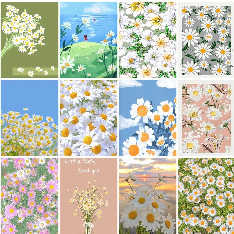 GATYZTORY Painting By Number Flower Wall Art DIY Frame Picture By Numbers Summer Flower Acrylic Canvas Painting For Decoration
GATYZTORY Painting By Number Flower Wall Art DIY Frame Picture By Numbers Summer Flower Acrylic Canvas Painting For Decoration