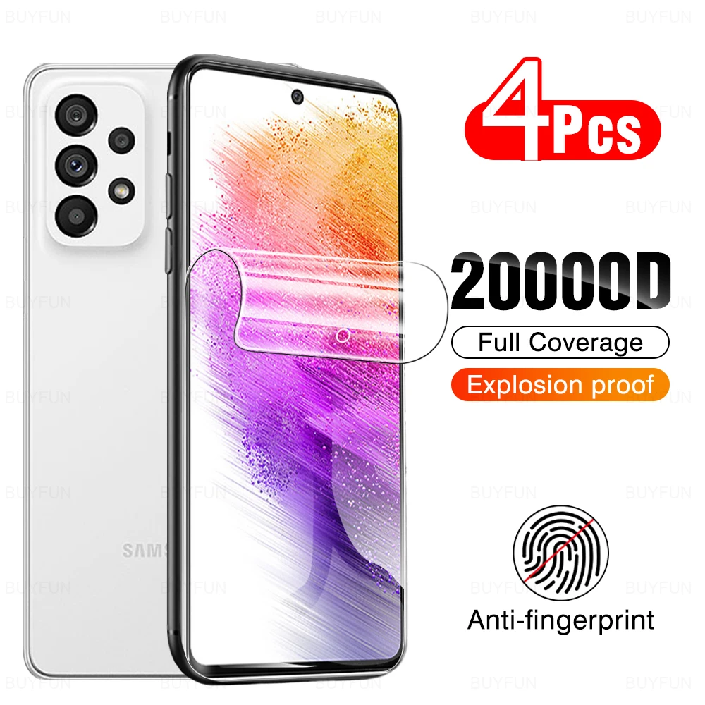Гидрогелевая пленка 20000D для Samsung Galaxy A73 5G A71, защитная пленка для экрана Samsung A72 4G 5G, защитная пленка без стекла, полная защита, 4 шт.
Гидрогелевая пленка 20000D для Samsung Galaxy A73 5G A71, защитная пленка для экрана Samsung A72 4G 5G, защитная пленка без стекла, полная защита, 4 шт.