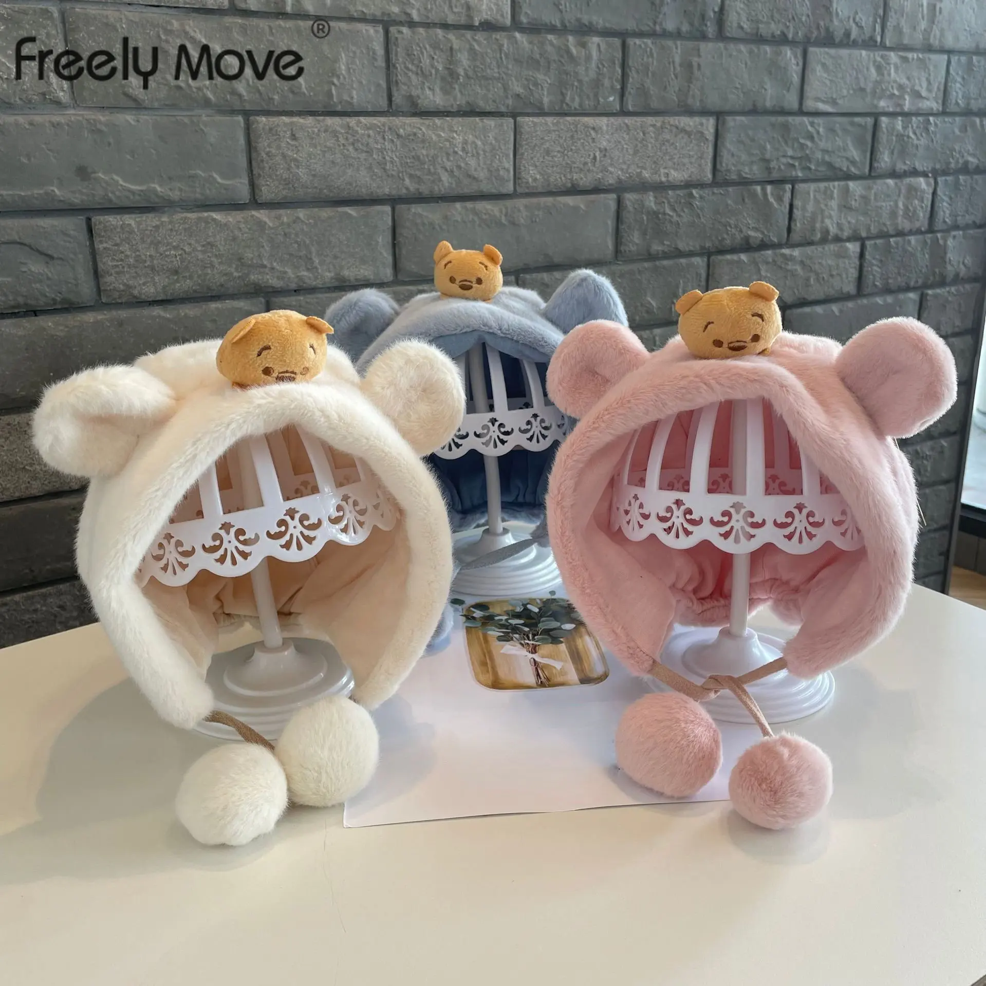 Freely Move Cute Baby Ear Protection Beanies Infant Plush Earflaps Cap Soft Cartoon 2022 Winter Warm Hat Kids Girl Boy Bonnet
Freely Move Cute Baby Ear Protection Beanies Infant Plush Earflaps Cap Soft Cartoon 2022 Winter Warm Hat Kids Girl Boy Bonnet