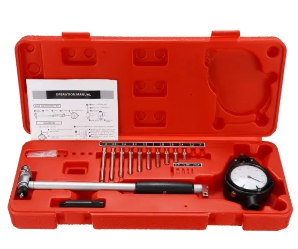 Inner Diameter Dial Indicator Cylinder Bore Gauge Mechanical Micrometer Center Finder Comparator Watch Measuring Tool Scales
Inner Diameter Dial Indicator Cylinder Bore Gauge Mechanical Micrometer Center Finder Comparator Watch Measuring Tool Scales