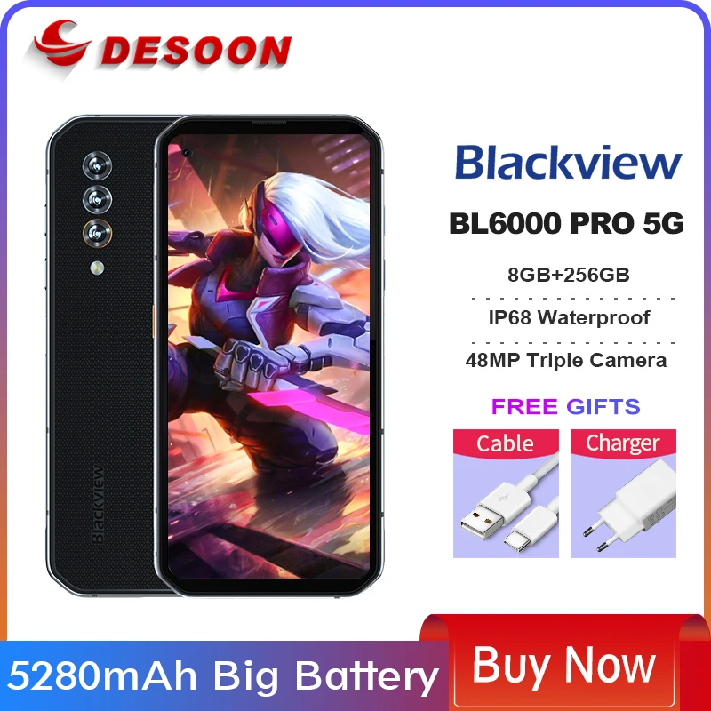 Blackview BL6000 Pro смартфон с 5,99-дюймовым дисплеем, восьмиядерным процессором, ОЗУ 8 Гб, ПЗУ 6,36 ГБ, 48 МП, Android 10
Blackview BL6000 Pro смартфон с 5,99-дюймовым дисплеем, восьмиядерным процессором, ОЗУ 8 Гб, ПЗУ 6,36 ГБ, 48 МП, Android 10