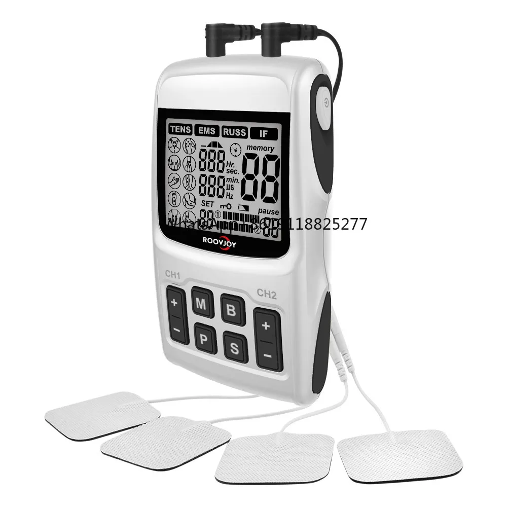 ROOVJOY R-C101A TENS EMS RUSS IF Электронный импульсный стимулятор мышц Комбинированное