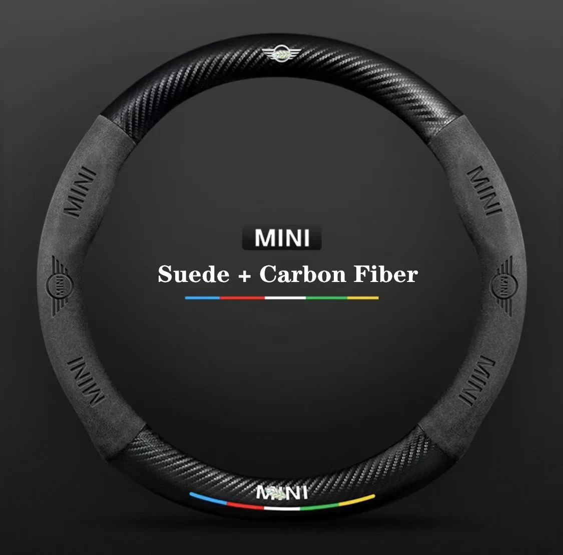 Car Suede Steering wheel Cover For BMW Mini Cooper R50 R55 R56 R60 F55 F56 One S JCW Countryman Series Carbon Fiber Breathable
Car Suede Steering wheel Cover For BMW Mini Cooper R50 R55 R56 R60 F55 F56 One S JCW Countryman Series Carbon Fiber Breathable