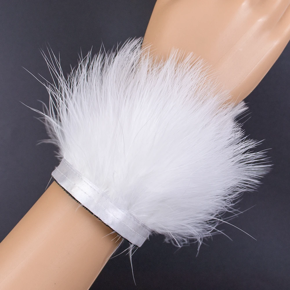 Colored Turkey Fluff Feather Wristband Fur Natural White soft Plume Bracelet Hair Accessories Anklet Slaps on Cuff Sleeves Decor
Colored Turkey Fluff Feather Wristband Fur Natural White soft Plume Bracelet Hair Accessories Anklet Slaps on Cuff Sleeves Decor