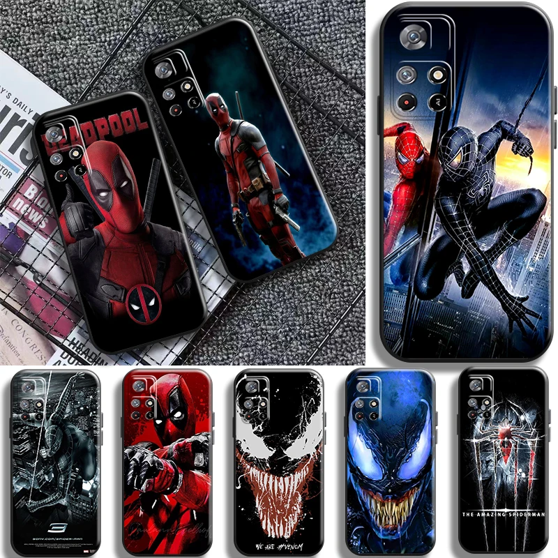 Marvel Spiderman Venom Deadpool Phone Case For Xiaomi Redmi Note 11 10 9 11T 11S 10S 10T 9S Pro 5G Redmi 10 9 9T 9A 9AT 9C
Marvel Spiderman Venom Deadpool Phone Case For Xiaomi Redmi Note 11 10 9 11T 11S 10S 10T 9S Pro 5G Redmi 10 9 9T 9A 9AT 9C
