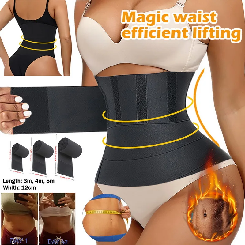 Reduce Fat Trainer Shaperwear Belt Elastic Women Slimming Tummy Wrap Resistance Bands Cincher Body Shaper Health Control Strap
Reduce Fat Trainer Shaperwear Belt Elastic Women Slimming Tummy Wrap Resistance Bands Cincher Body Shaper Health Control Strap