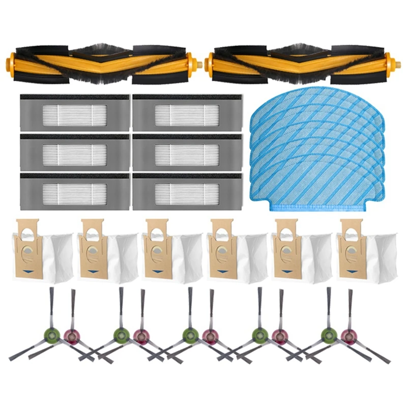 For ECOVACS DEEBOT OZMO T8/AIVI/T9/T9MAX Robot Vacuum Cleaner Main/Side Brush Dust Bag HEPA Filter Mop Cloth Parts
For ECOVACS DEEBOT OZMO T8/AIVI/T9/T9MAX Robot Vacuum Cleaner Main/Side Brush Dust Bag HEPA Filter Mop Cloth Parts
