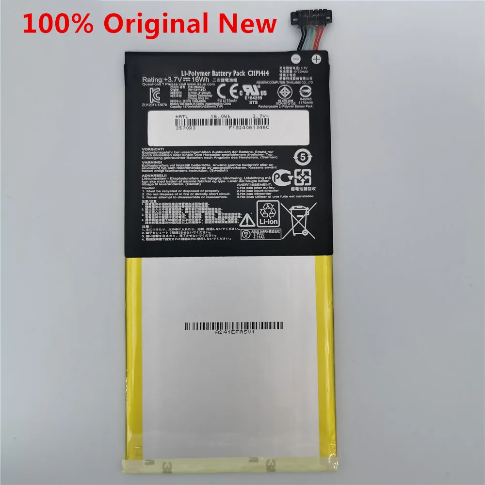 Original High Capacity Z380 Battery For ASUS ZenPad 8.0 Power Case CB81 Z380 Series C11P1414 4170mAh Batteries Bateria
Original High Capacity Z380 Battery For ASUS ZenPad 8.0 Power Case CB81 Z380 Series C11P1414 4170mAh Batteries Bateria