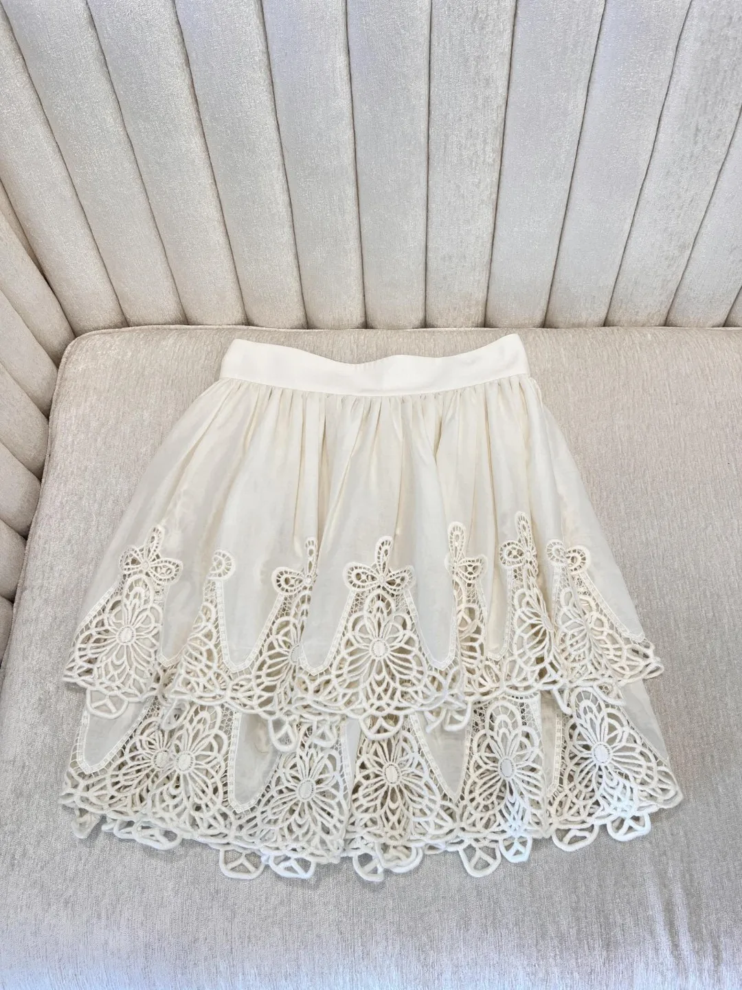 Skirt Women 2022 Summer New Cotton Playful Heavy Industry Three-Dimensional Embroidery Cake Skirt High Quality
Skirt Women 2022 Summer New Cotton Playful Heavy Industry Three-Dimensional Embroidery Cake Skirt High Quality