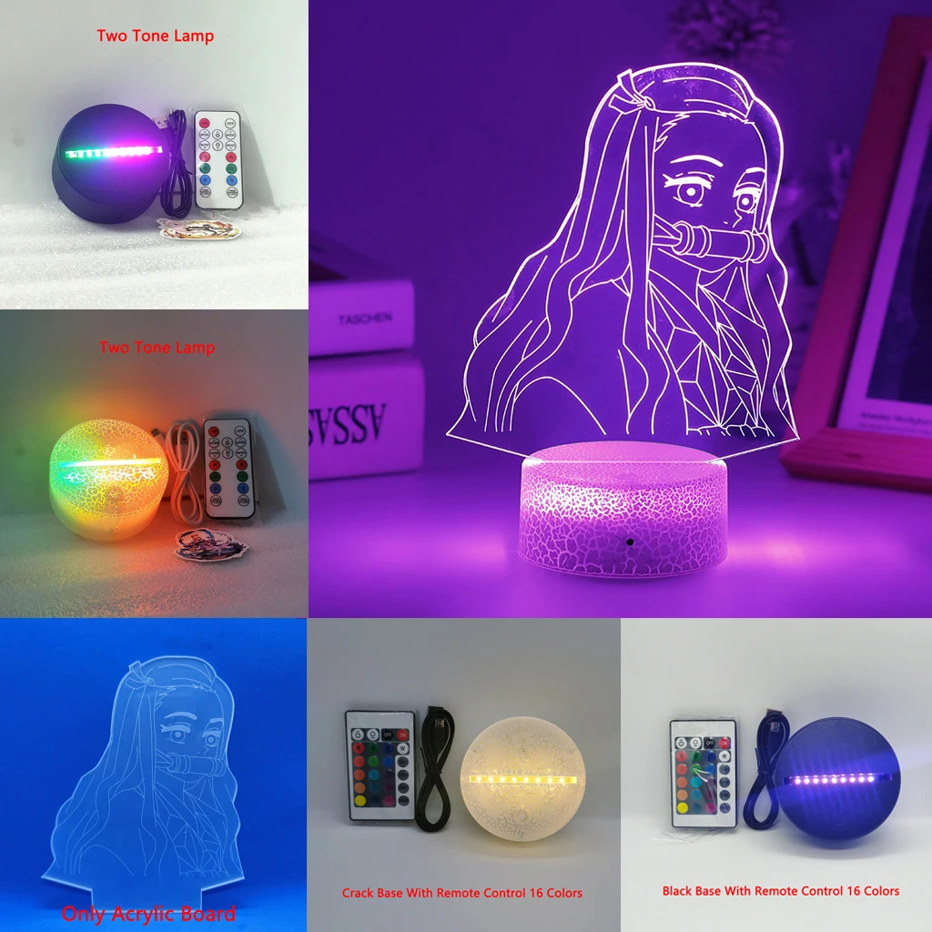 Светодиодная лампа Kamado Tanjirou для истребителей демонов, ночсветильник для детей и взрослых, декоративная основа для комнаты и вечевечерние, а...
Светодиодная лампа Kamado Tanjirou для истребителей демонов, ночсветильник для детей и взрослых, декоративная основа для комнаты и вечевечерние, а...