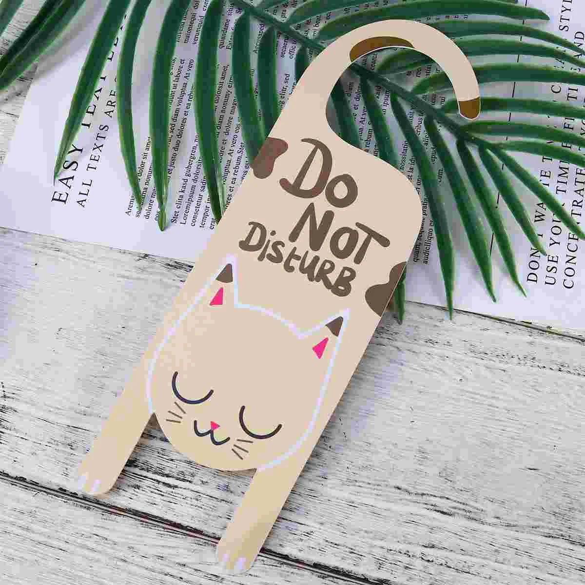 1Pcs Door Sign Do Not Disturb Chinese character Door Hanger Sign Cat Door Ornaments Shop Pendant for Hotel Club Cafe
1Pcs Door Sign Do Not Disturb Chinese character Door Hanger Sign Cat Door Ornaments Shop Pendant for Hotel Club Cafe