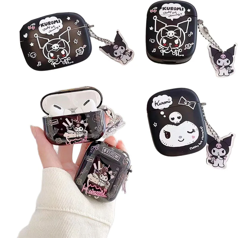 Kawaii Kuromi Sanrios Wireless Bluetooth Earphone Protective Shell Airpods1/2 Cartoon Anti-fall Protective Sleeve Gift for Girls
Kawaii Kuromi Sanrios Wireless Bluetooth Earphone Protective Shell Airpods1/2 Cartoon Anti-fall Protective Sleeve Gift for Girls
