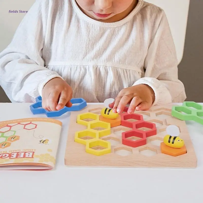 Wood Bee Hive Board Counting Matching Number Color Recognition Educational Toy for Children 5 Years Old Pre-School Toy
Wood Bee Hive Board Counting Matching Number Color Recognition Educational Toy for Children 5 Years Old Pre-School Toy