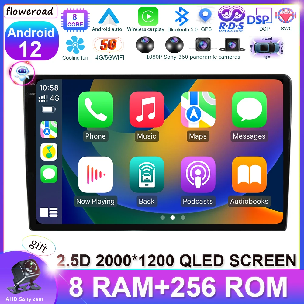 DSP Android auto Carplay Android 12 For Ford Escape 1 2000 - 2007 Car Radio Stereo Multimedia Video GPS Navigation Player BT 5.0
DSP Android auto Carplay Android 12 For Ford Escape 1 2000 - 2007 Car Radio Stereo Multimedia Video GPS Navigation Player BT 5.0