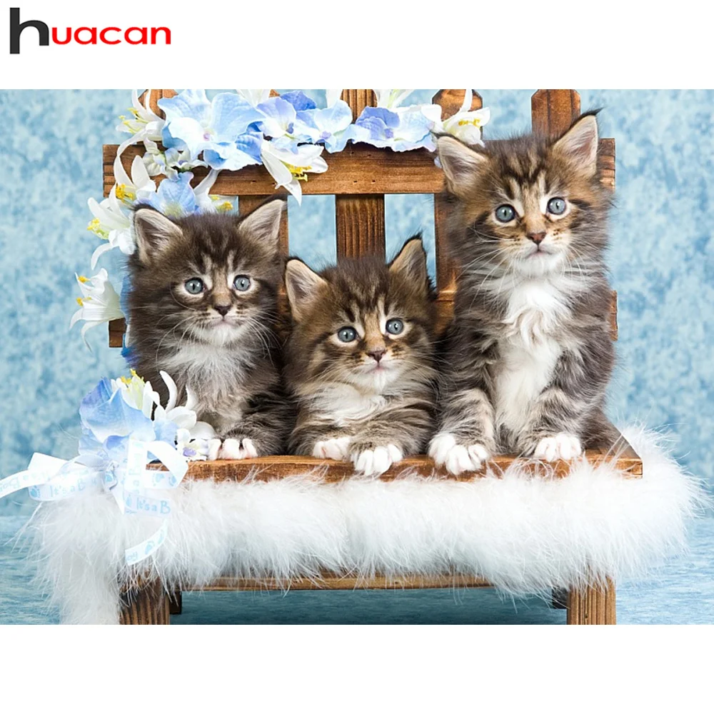 Huacan Diamond Painting New Collection Cat Three Home Decor Embroidery Mosaic Animals Cross Stitch Square/round Wall Sticker
Huacan Diamond Painting New Collection Cat Three Home Decor Embroidery Mosaic Animals Cross Stitch Square/round Wall Sticker