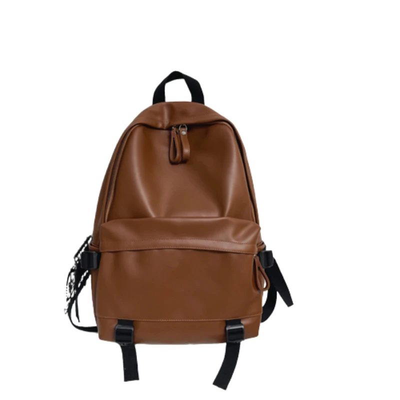 Women PU Leather School Bags Large Backpack Simple Solid Leather Backpacks Unisex Softback School Teenage Zipper Travel Bag
Women PU Leather School Bags Large Backpack Simple Solid Leather Backpacks Unisex Softback School Teenage Zipper Travel Bag