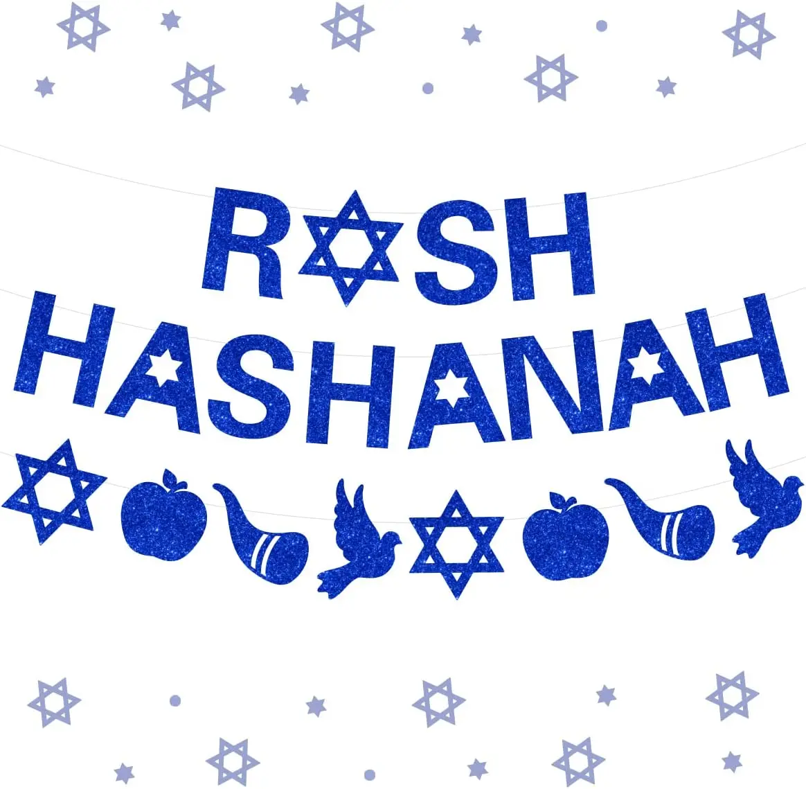 Funmemoir Rosh Hashanah Banner Glitter Rosh Hashanah Party Decorations Jewish New Year Greetings Garland Jewish Yom Teruah Decor
Funmemoir Rosh Hashanah Banner Glitter Rosh Hashanah Party Decorations Jewish New Year Greetings Garland Jewish Yom Teruah Decor