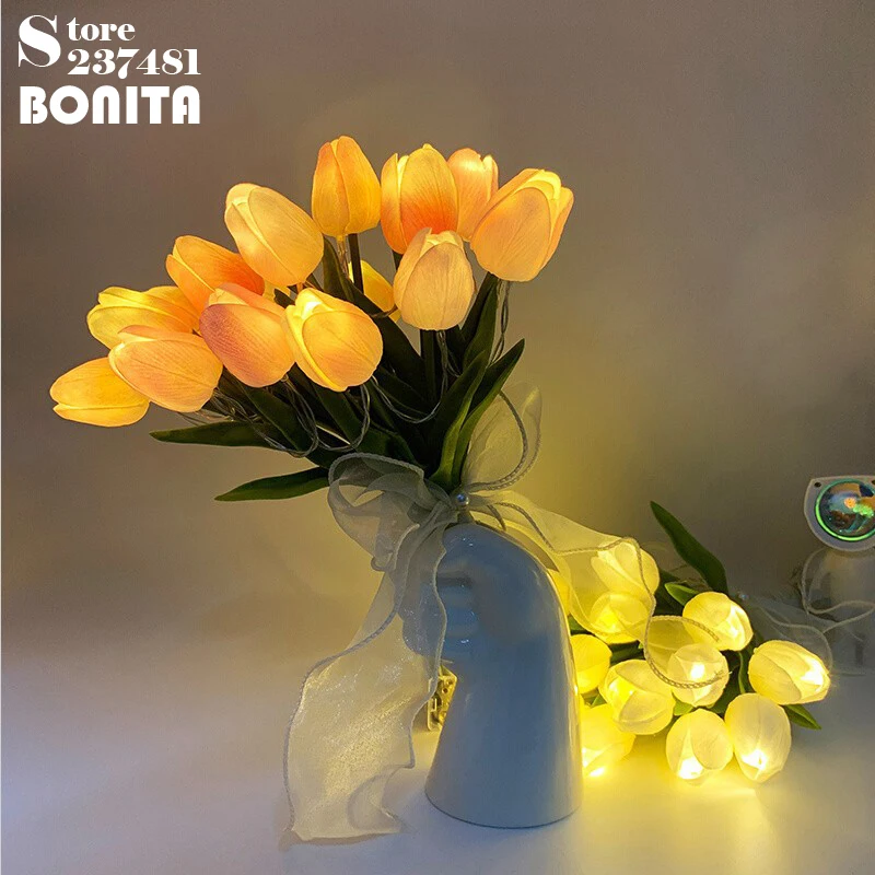 Pink milky white tulip simulated flower table lamp Bedroom Birthday Valentine's Day Wedding Celebration LED Simulated bouquet
Pink milky white tulip simulated flower table lamp Bedroom Birthday Valentine's Day Wedding Celebration LED Simulated bouquet