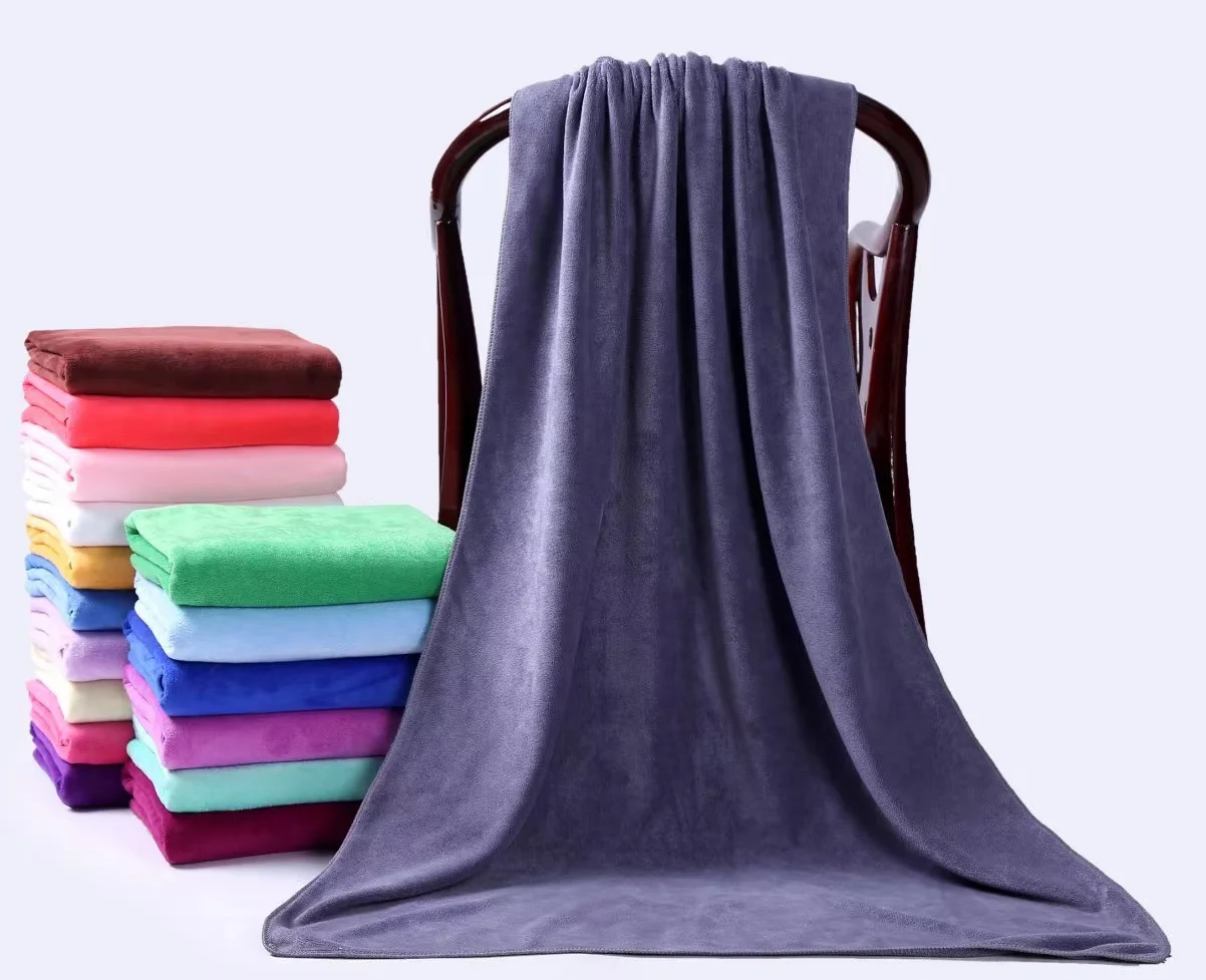 

Большое банное полотенце для салона красоты, мягкое сверхтонкое волокно, быстросохнущее абсорбирующее полотенце, s-массажное пляжное одеяло для спа-физиотерапии