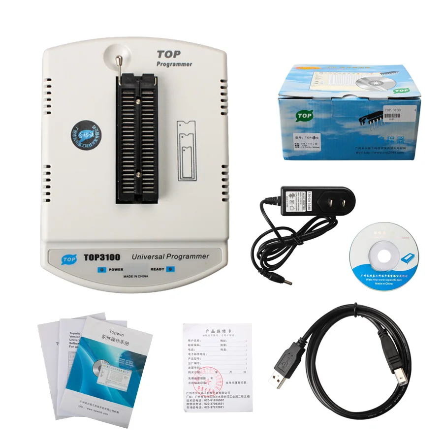 TOP3100 Universal Programmer Work On Windows7/Vista/Xp 32bits TOP 3100 Update Of Top3000
TOP3100 Universal Programmer Work On Windows7/Vista/Xp 32bits TOP 3100 Update Of Top3000