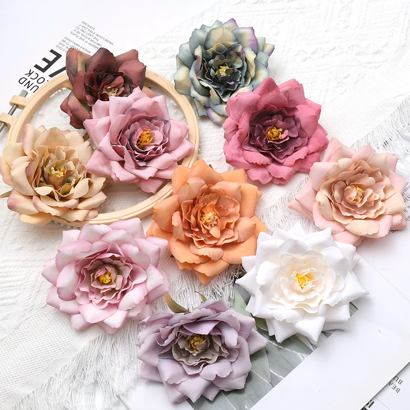 8cm/30PCS Gem Rose Artificial White Rose Silk Flower Heads DIY Wedding Birthday Party Decoration Scrapbooking Craft Fake Flowers
8cm/30PCS Gem Rose Artificial White Rose Silk Flower Heads DIY Wedding Birthday Party Decoration Scrapbooking Craft Fake Flowers