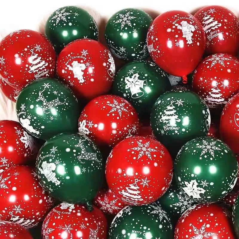 30pcs 10inch Christmas Balloon Gold Red Green Latex Balloons Confetti Air Christmas Tree Party Kids Decoration Supplies
30pcs 10inch Christmas Balloon Gold Red Green Latex Balloons Confetti Air Christmas Tree Party Kids Decoration Supplies