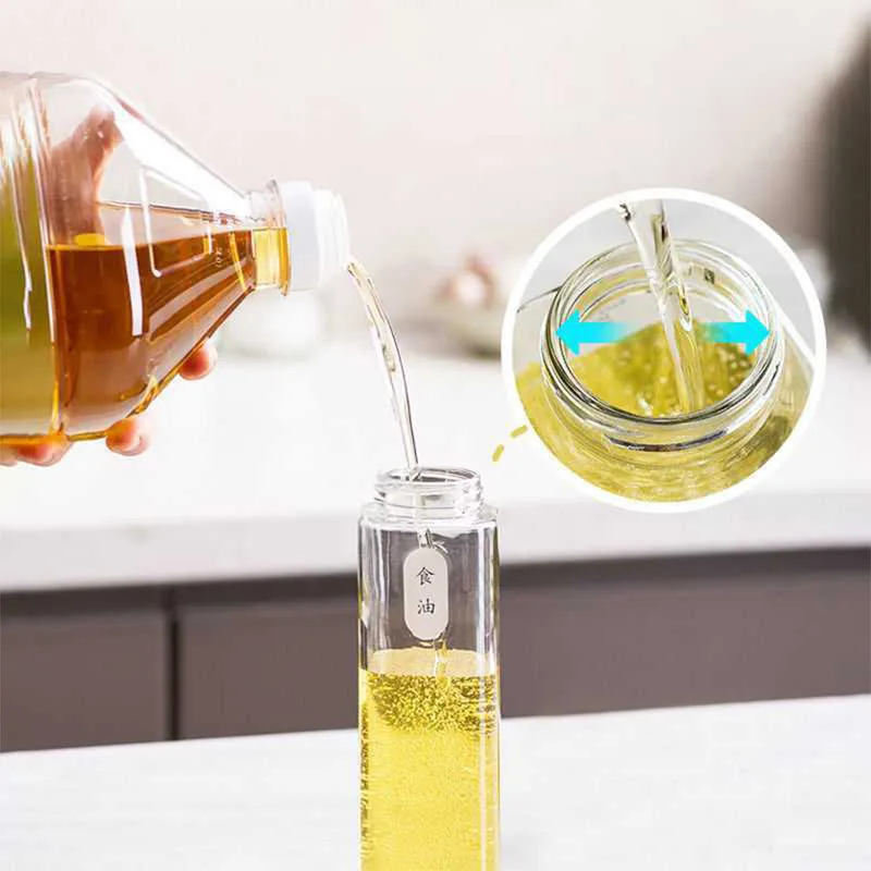 Interior Design Seasoning Pot Oil Bottle Automatic Opening Closing Sealed Dustproof Household Transparent
Interior Design Seasoning Pot Oil Bottle Automatic Opening Closing Sealed Dustproof Household Transparent