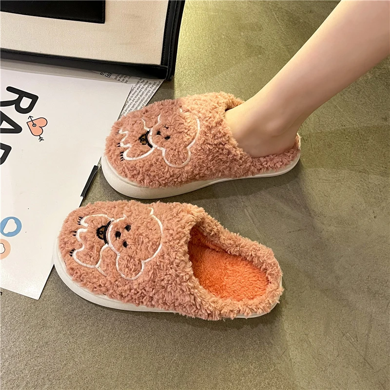 Хлопковые тапочки Bear осень-зима женские теплые бархатные толстые Мультяшные милые Нескользящие износостойкие домашние хлопковые тапочки
Хлопковые тапочки Bear осень-зима женские теплые бархатные толстые Мультяшные милые Нескользящие износостойкие домашние хлопковые тапочки