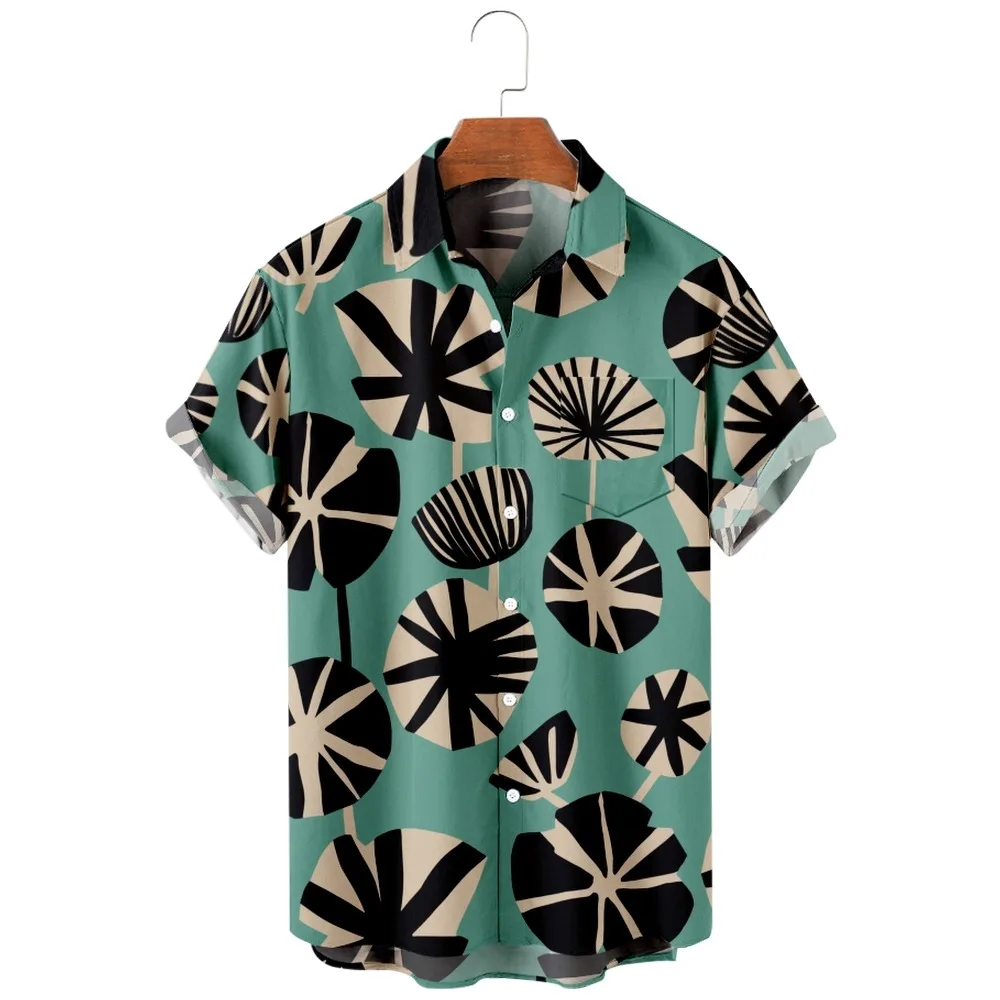 2022 Summer New Design Button Blouse Colorful Digital 3D Printed Casual Loose Men's Shirt
2022 Summer New Design Button Blouse Colorful Digital 3D Printed Casual Loose Men's Shirt