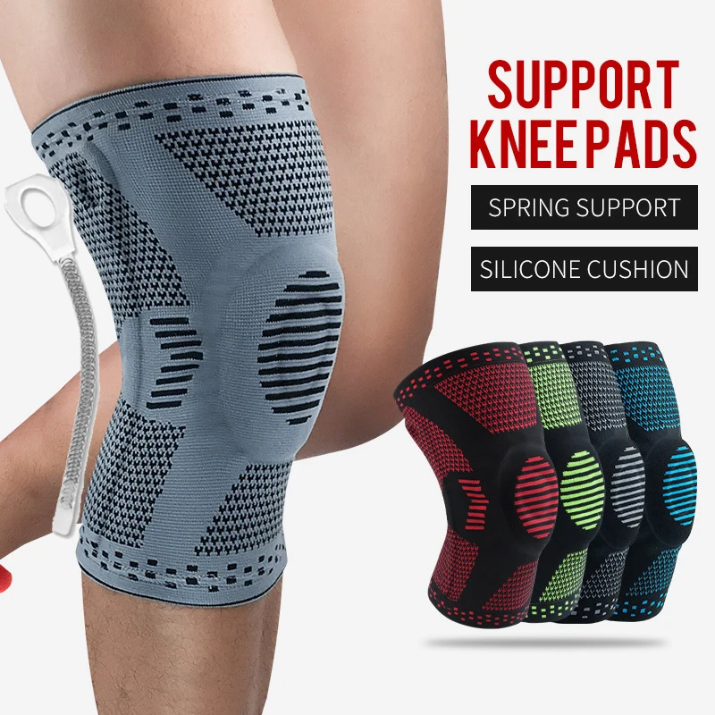 1Pcs Sports Support Knee Pad Men Silicone Anti-Skid Spring Knee Protector Compression Brace Basketball Running Dance Kneepad
1Pcs Sports Support Knee Pad Men Silicone Anti-Skid Spring Knee Protector Compression Brace Basketball Running Dance Kneepad