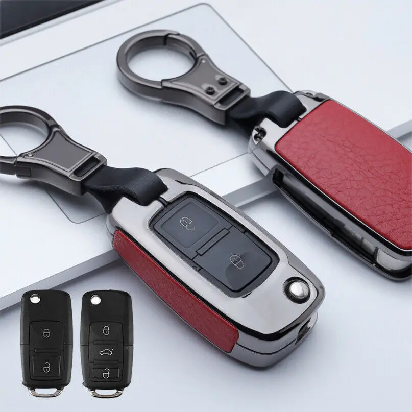 

Car Key Case Cover For Volkswagen VW Polo Tiguan Passat B5 B6 B7 Golf EOS 4 5 6 Scirocco Jetta MK4 MK6 Octavia Seat key chains