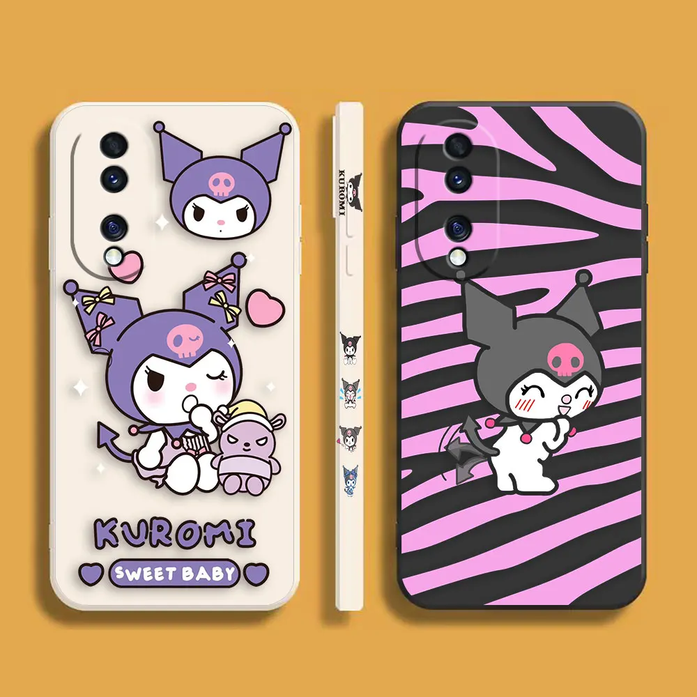 Cute Cartoon Kuromi Phone Case For Honor 8X 9 10 20 30 30S 50 50 60 60 70 80 80 GT SE 5G PRO PLUS Silicone Case Funda Shell Capa 
Cute Cartoon Kuromi Phone Case For Honor 8X 9 10 20 30 30S 50 50 60 60 70 80 80 GT SE 5G PRO PLUS Silicone Case Funda Shell Capa