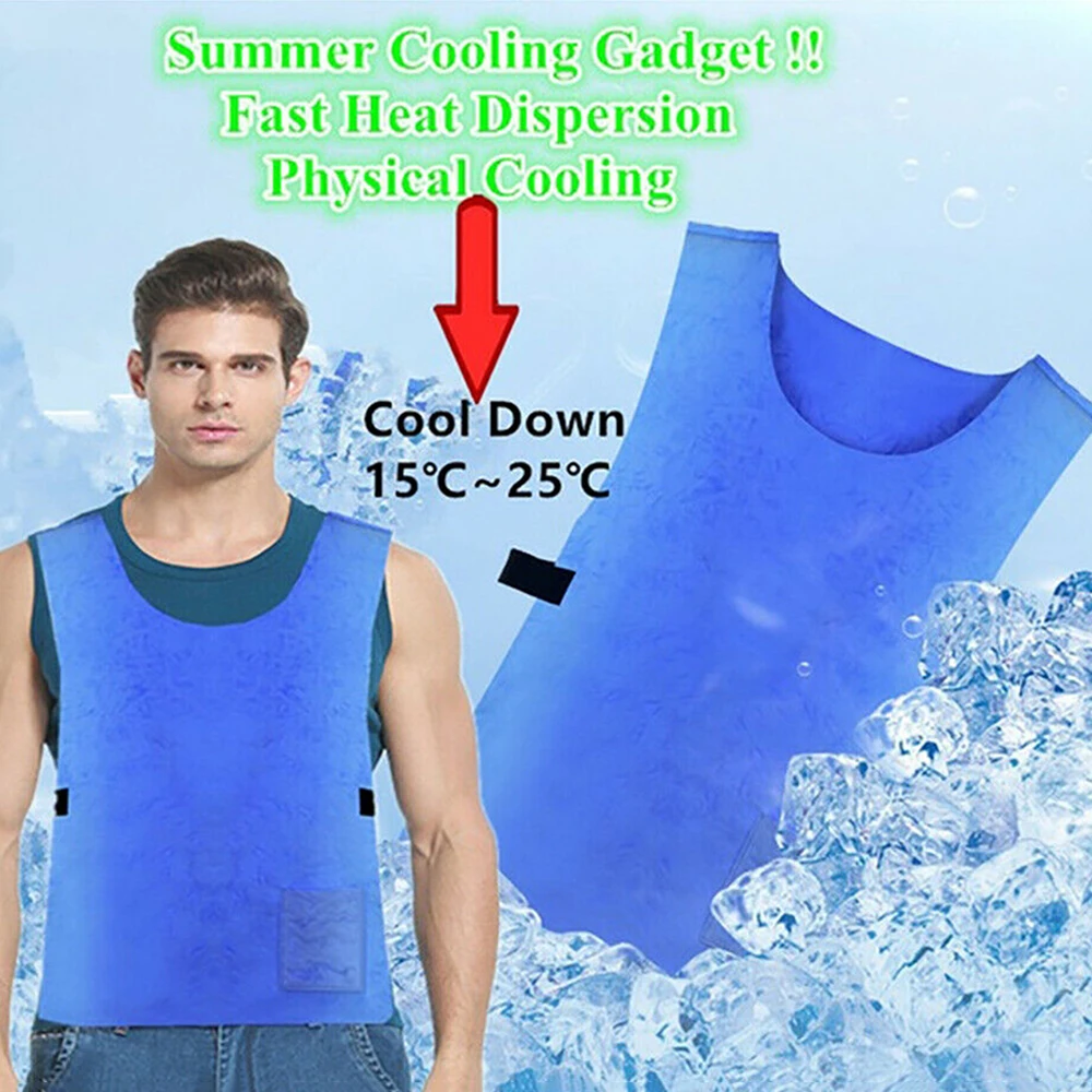 2022 Cooling Vest Summer Anti-heat Pva Waterproof Fabric High Temperature Protective Ice Cold Sports Vest Mens Outdoor Vest
2022 Cooling Vest Summer Anti-heat Pva Waterproof Fabric High Temperature Protective Ice Cold Sports Vest Mens Outdoor Vest