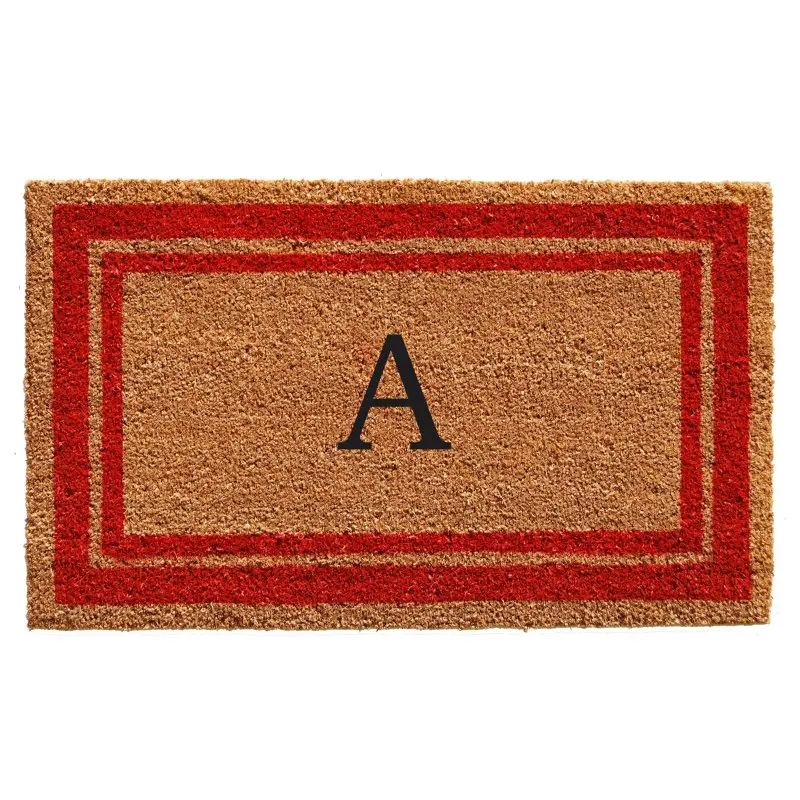 

Elegant Monogram Border Doormat (1'6 x 2'6) Bed wedge Patio cushions Home decorations Plushies Seat cushion Floor cushion Long